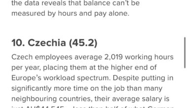 Česko je jedna z nejpřepracovanějších zemí světa. Průměrný Čech odpracuje za rok o 243h víc než Němec. Němci berou v čistém 1,5x víc