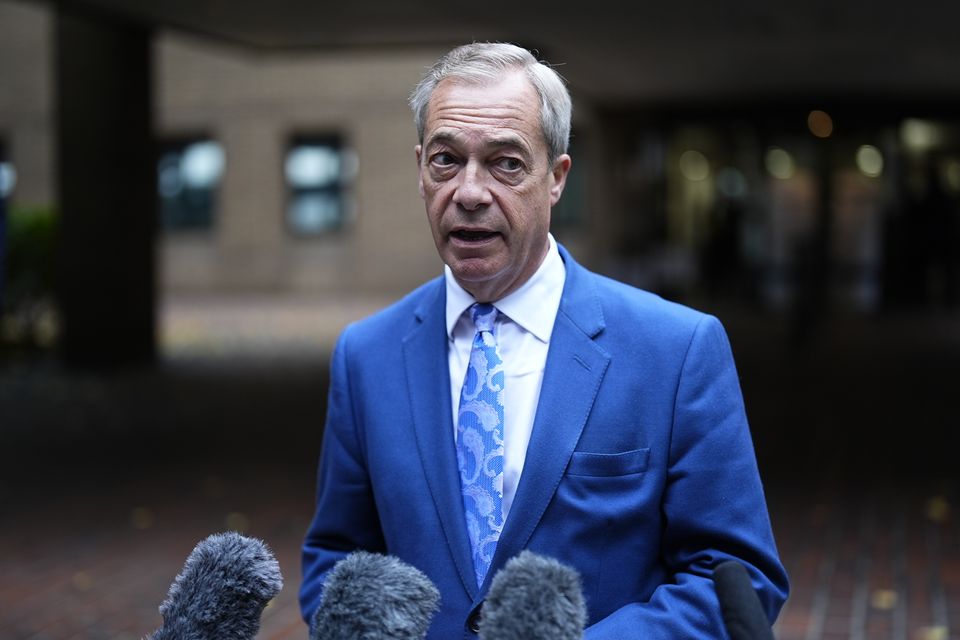 Reform UK leader Nigel Farage has been a vocal critic of the EU. Photo: Aaron Chown/PA