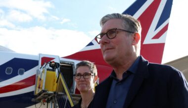 Sir Keir Starmer arrives in Denmark ahead of European leaders’ meeting
