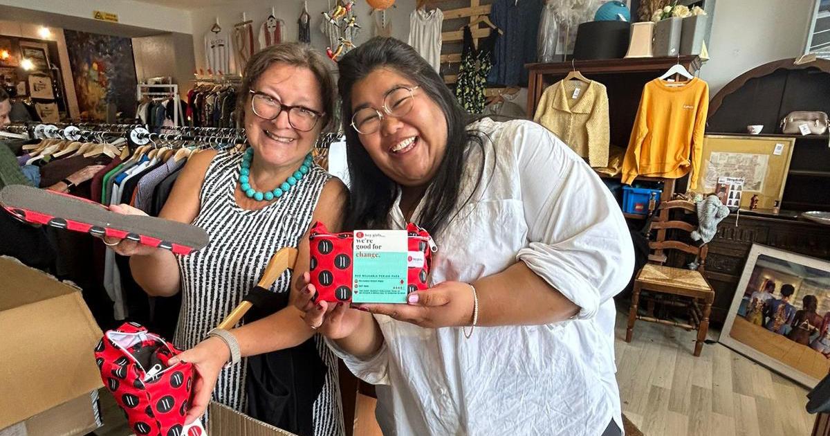 Hey Girls working to end to period poverty in refugee camp