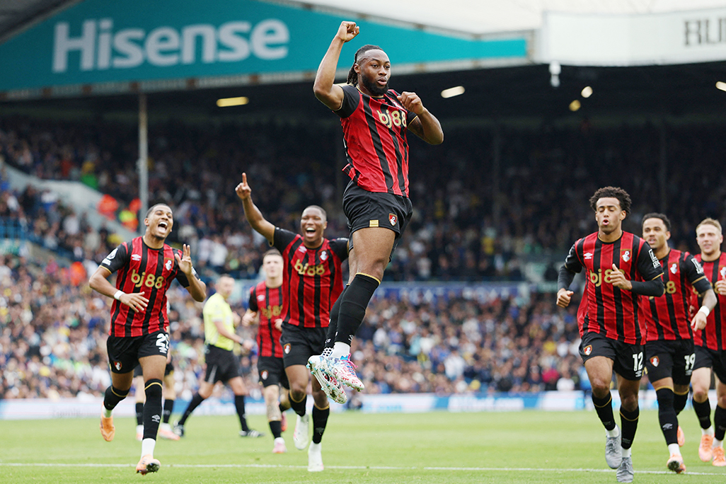 cover Semenyo and Kluivert stunners send Bournemouth second