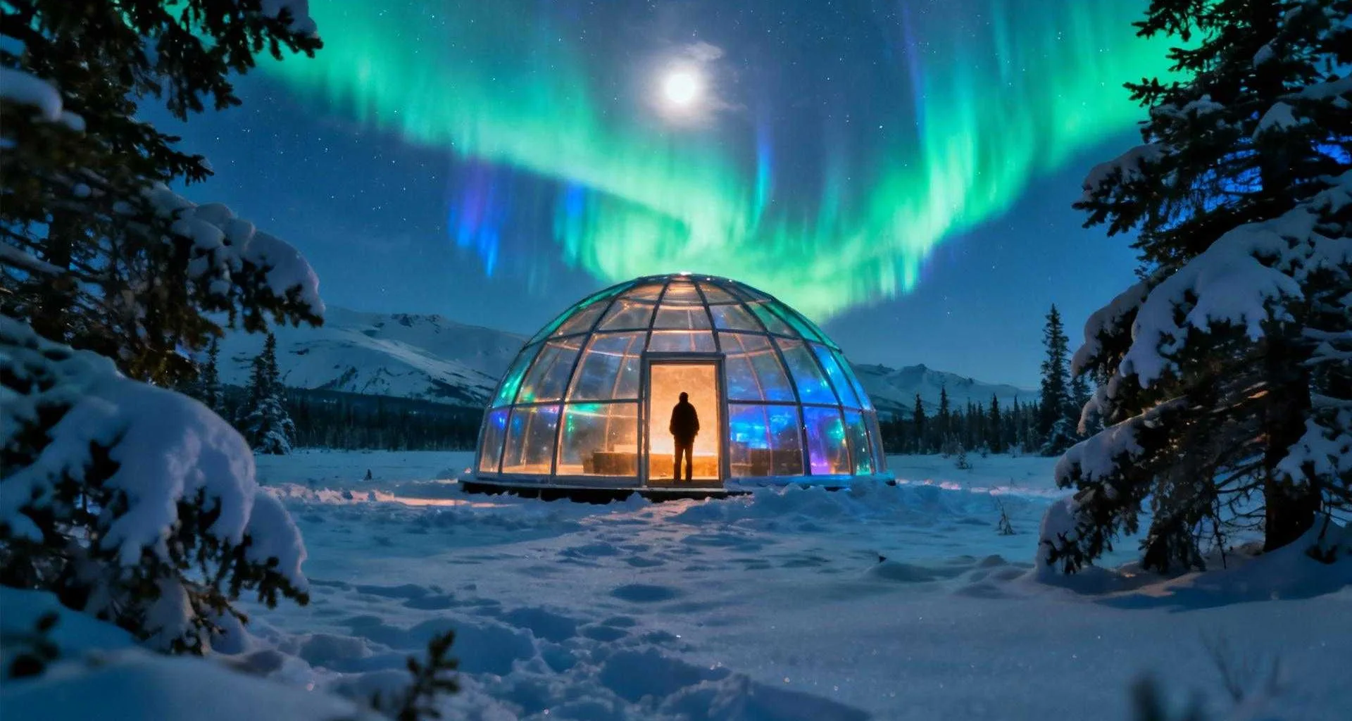 Alaska's glass igloos deliver 240+ northern lights nights at half the cost