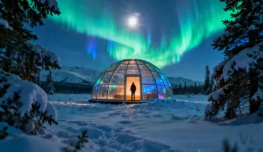 Alaska's glass igloos deliver 240+ northern lights nights at half the cost