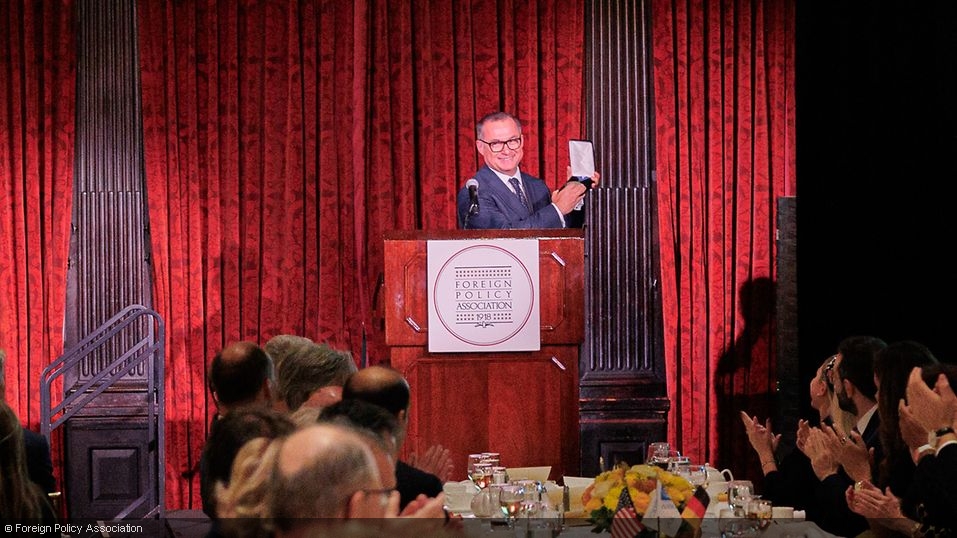 Bundesbank President Nagel receives the Foreign Policy Association Medal