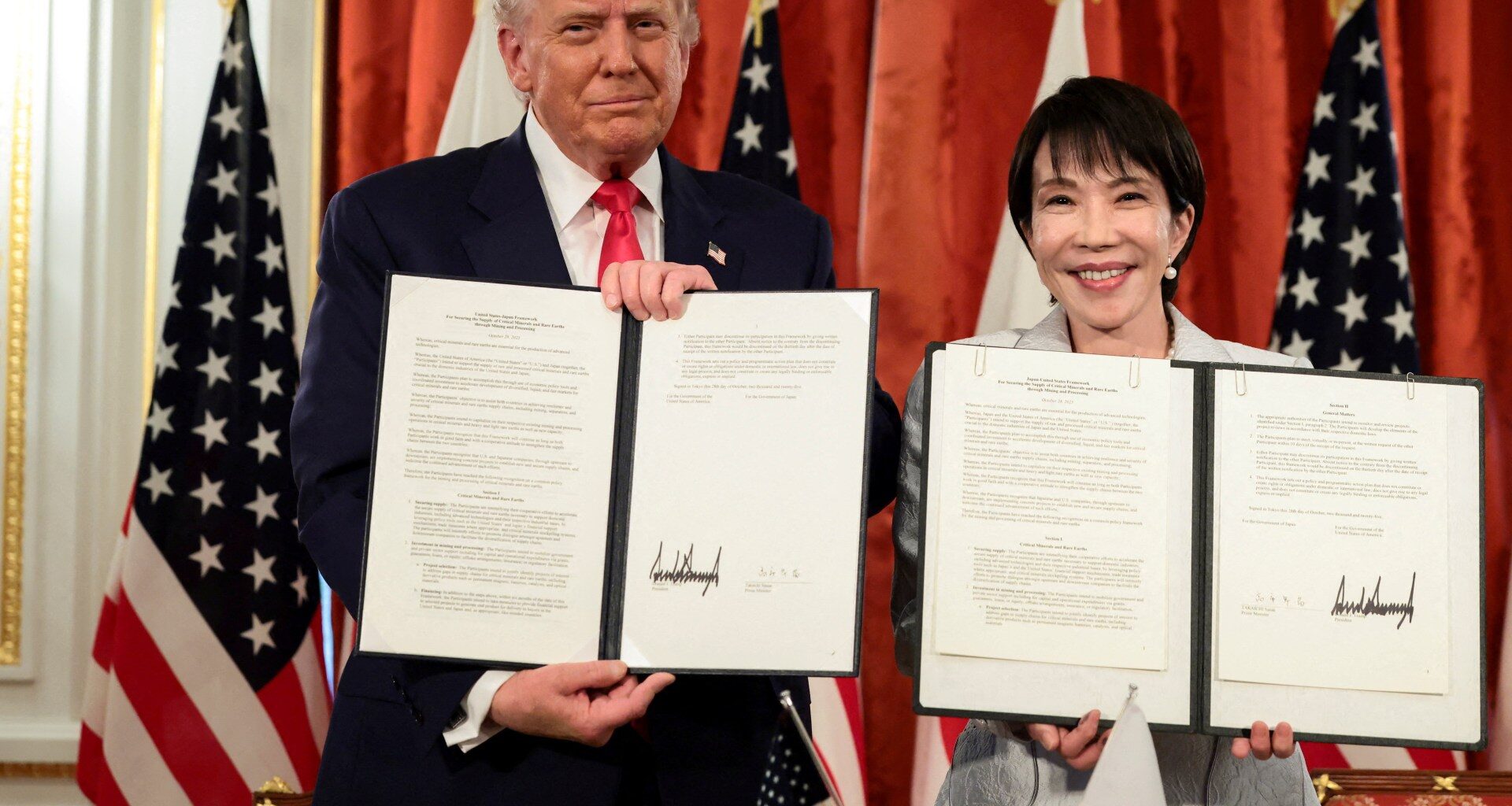 Trump, Japan’s Takaichi sign deal to secure rare earths supply | Donald Trump News