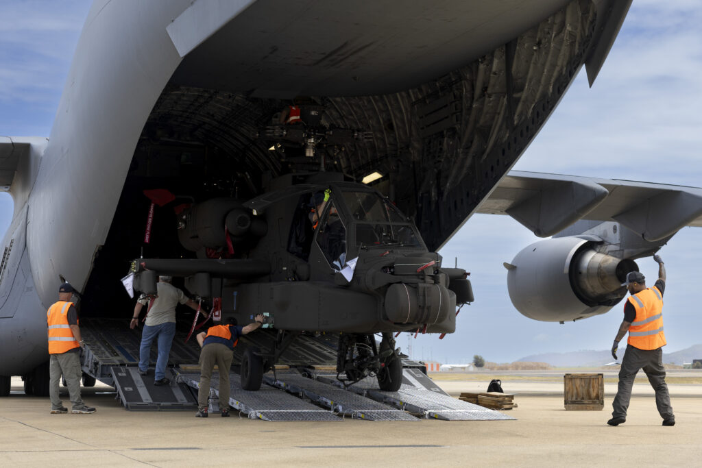 First AH 64E Apaches Delivered to Australia