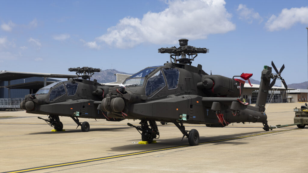 First AH 64E Apaches Delivered to Australia