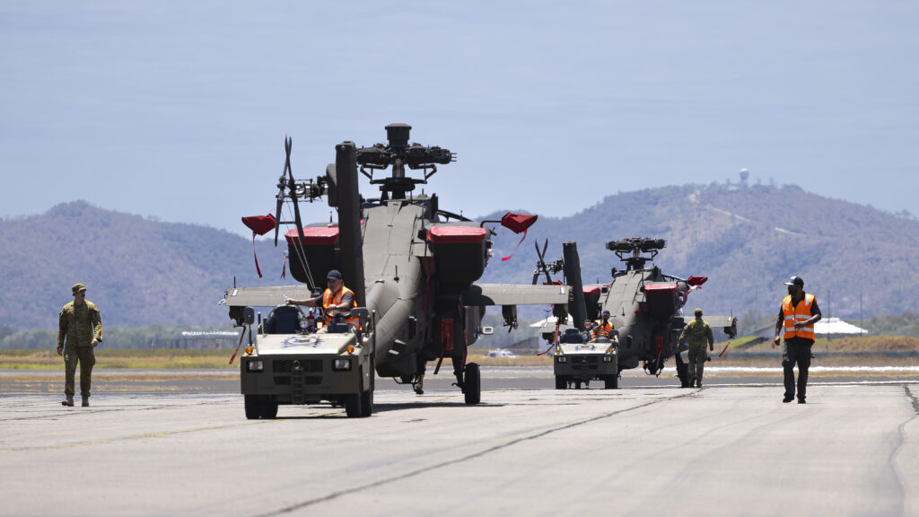 First AH 64E Apaches Delivered to Australia