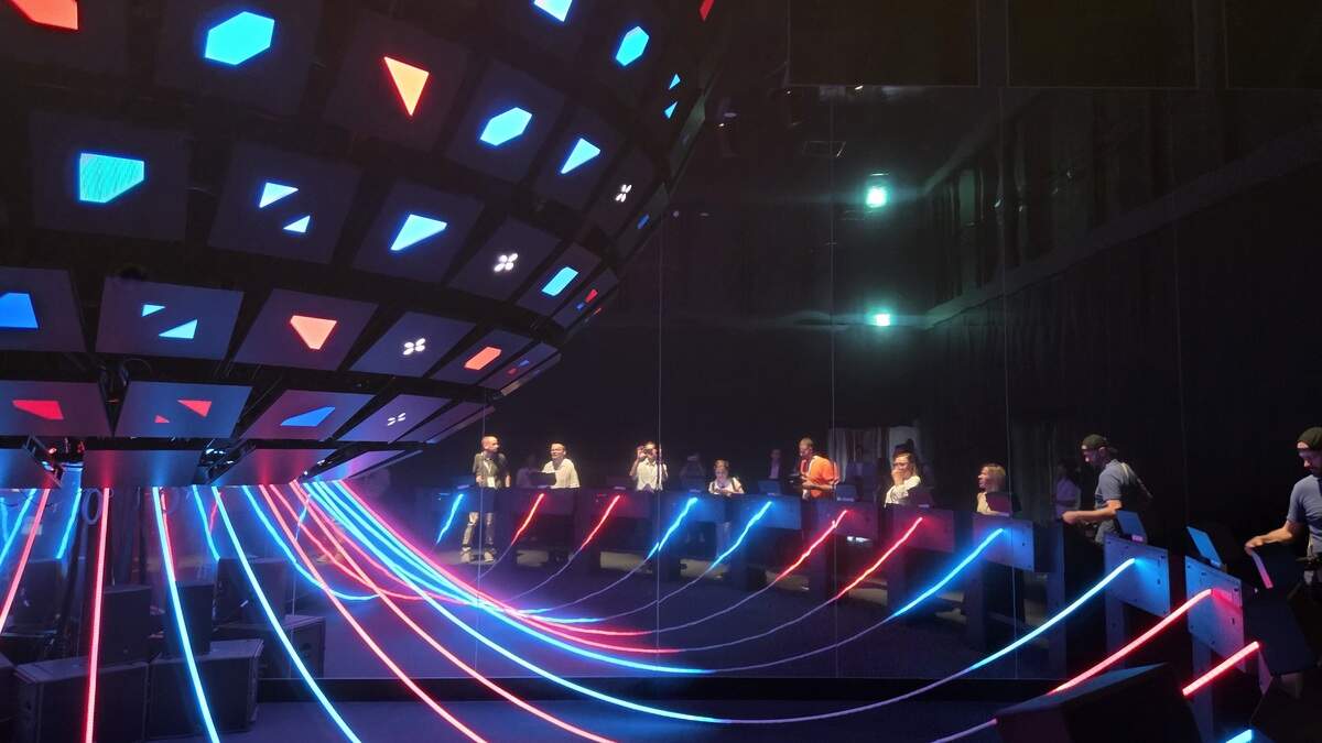 One of the main attractions inside the Luxembourg pavilion