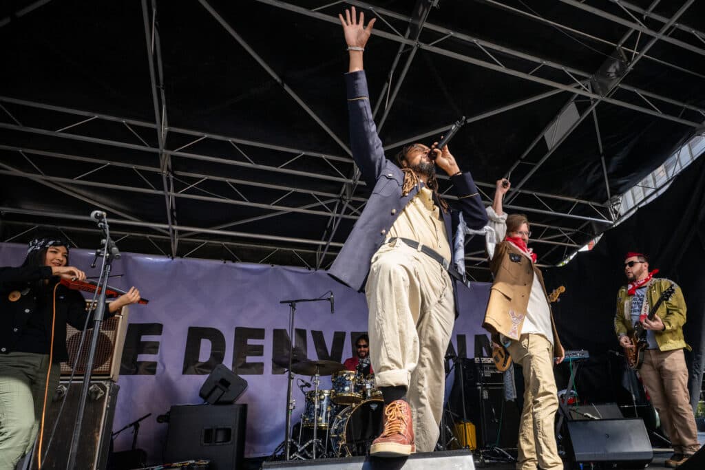 Fobots were among numerous bands that played during festivities