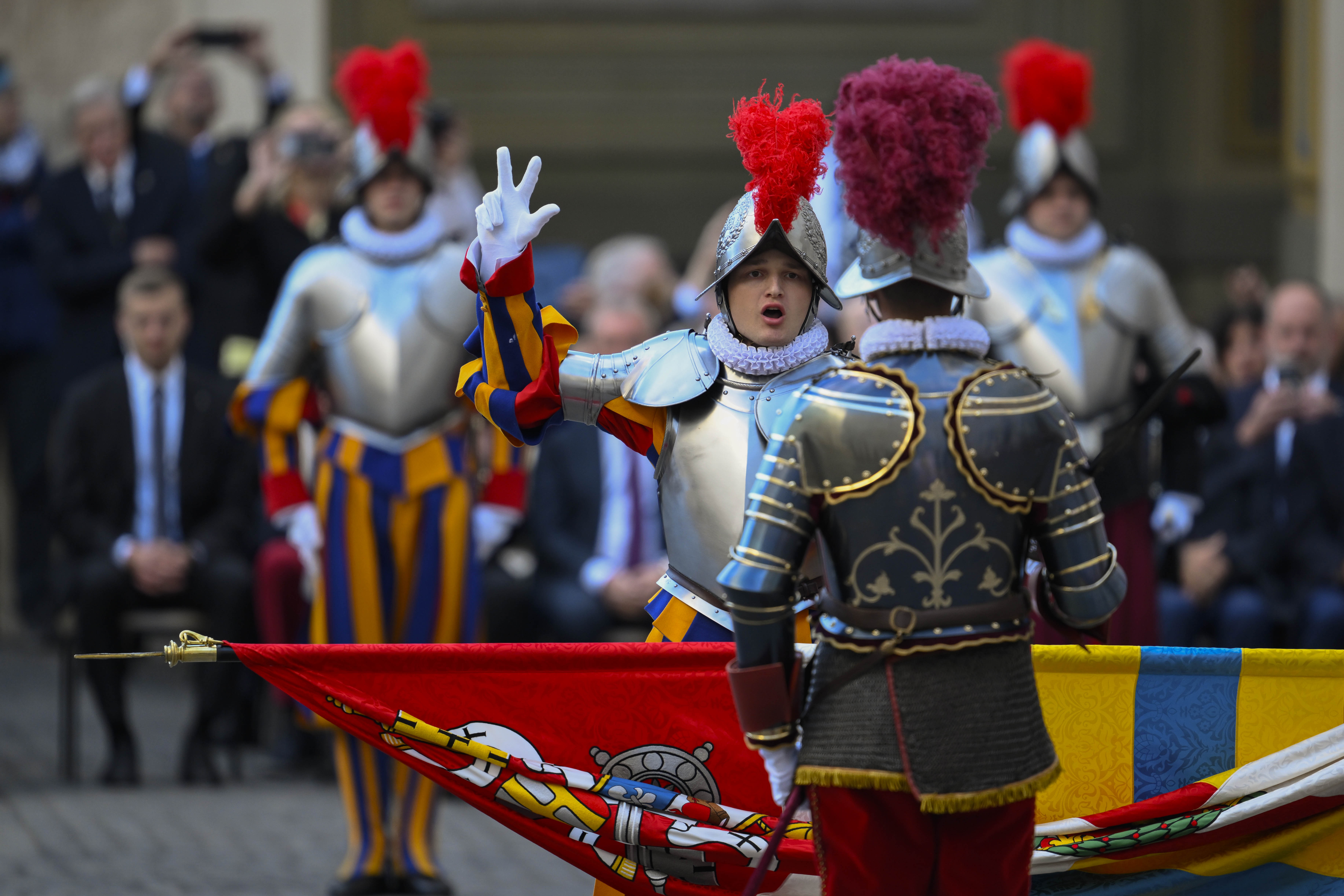 Swiss guard ceremony 2025