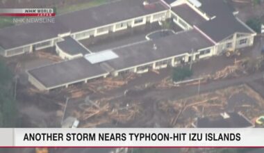 Another storm expected to near Tokyo's typhoon-hit Izu Islands