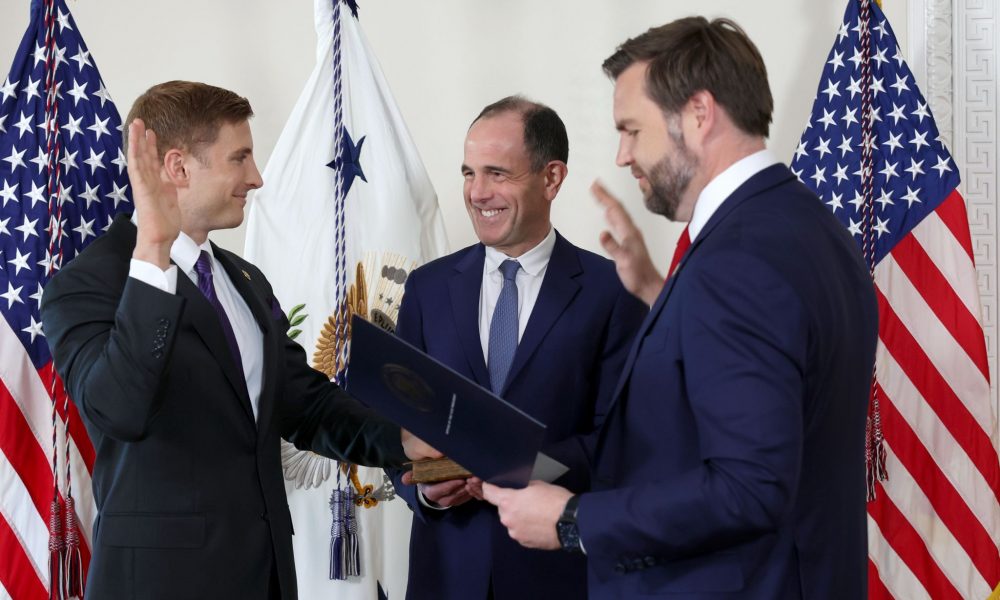 Vance swears in gay State Department official
