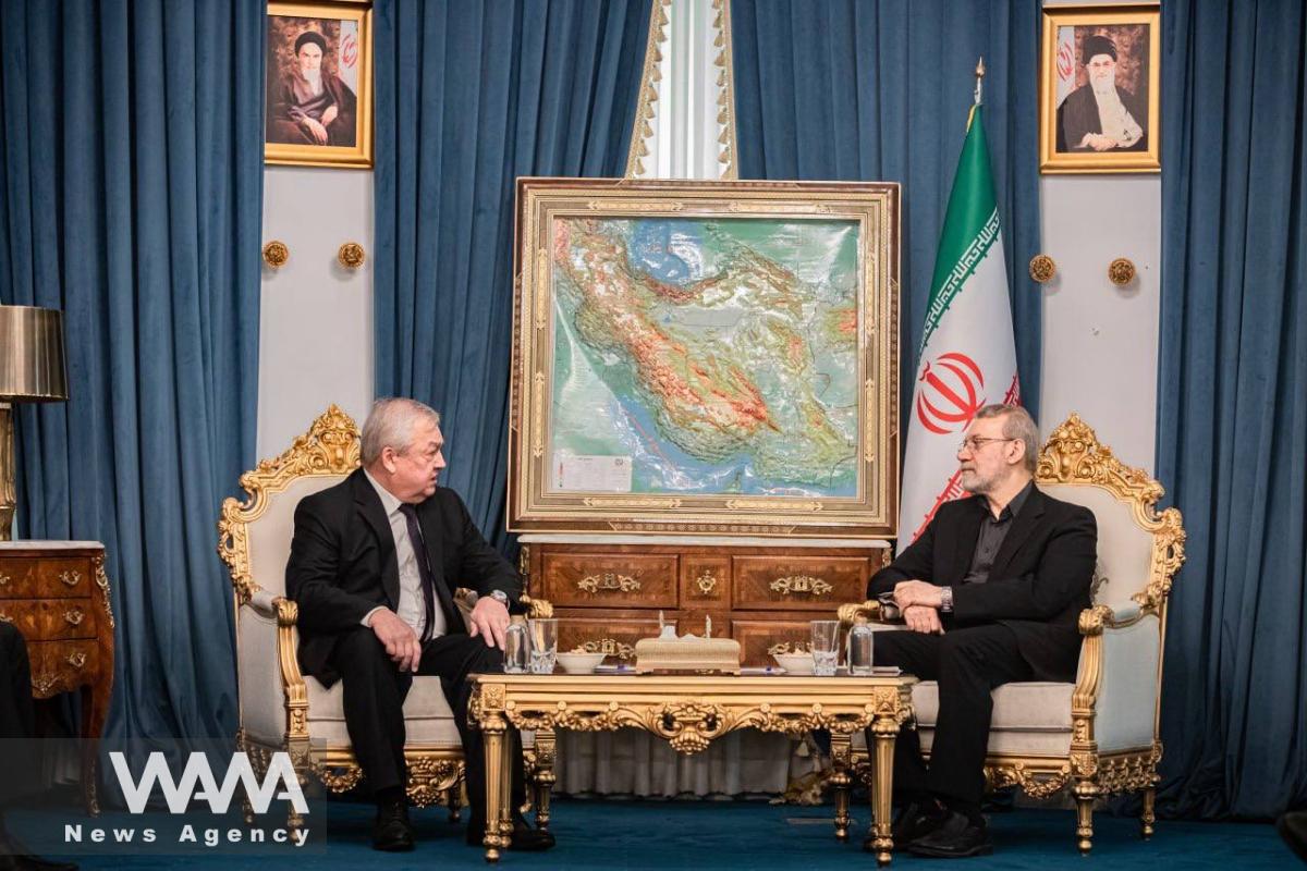 Putin’s Special Envoy Meets With Larijani. Social Media / WANA News Agency