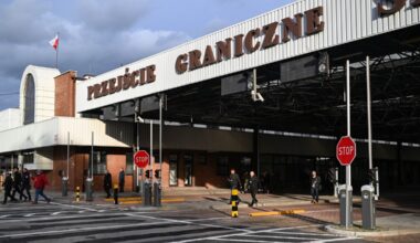 The Poland-Belarus border crossing in Sławatycze, 27 October 2025.