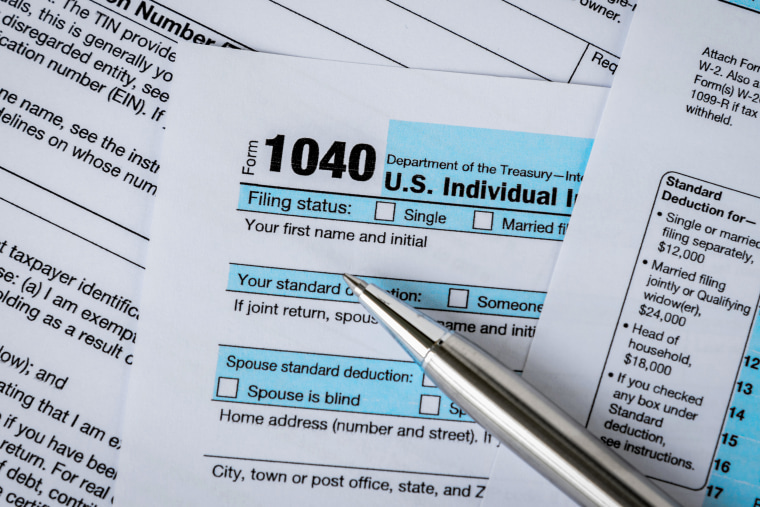US Individual Tax Return Form 1040