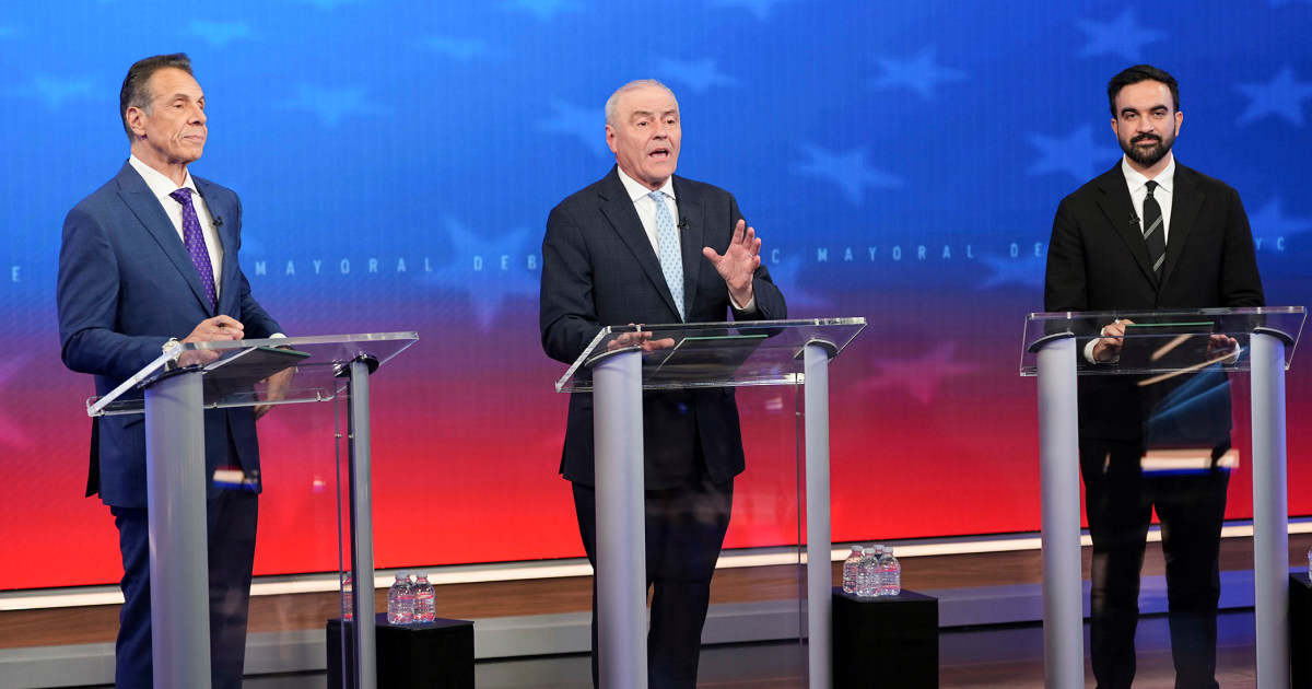Zohran Mamdani and Andrew Cuomo clash over policy and handling Trump in a fiery NYC mayoral debate