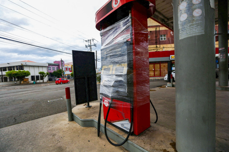 Preparations ahead of Tropical Storm Melissa, in Kingston.
