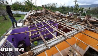 Jamaican officials assess 'total devastation' as Hurricane Melissa approaches Bermuda - follow live