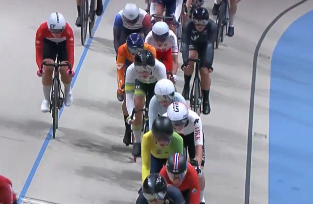 Team Canada dives into action on first day of track cycling world championships