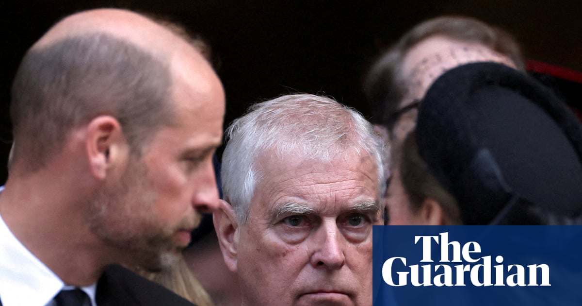 Dealing with ‘Andrew problem’ could help ease William’s accession to the throne | Prince Andrew