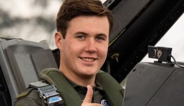 Prince Christian of Denmark’s ‘Top Gun’ moment flying an F-16 for the first time