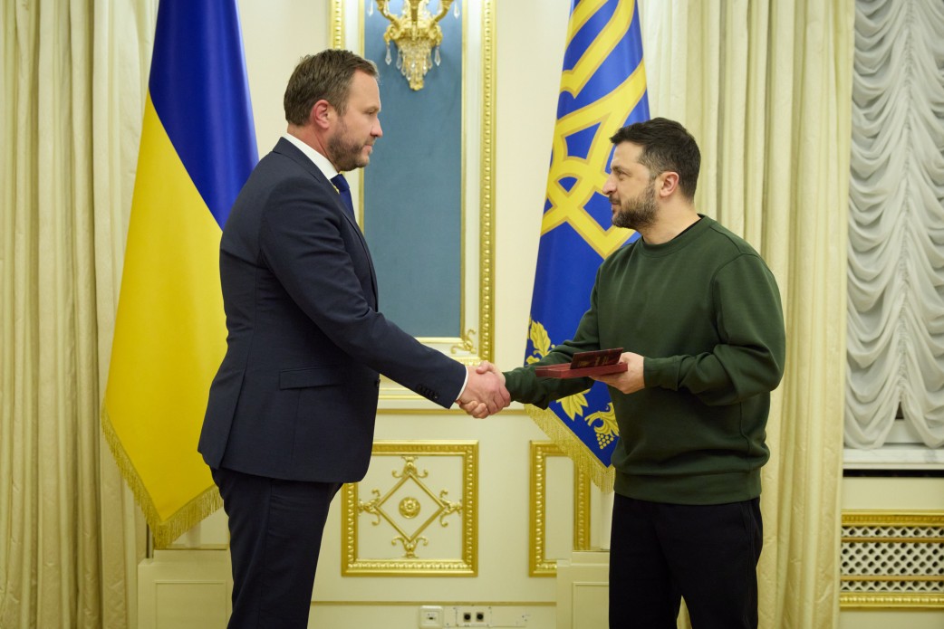 Zelenskyy Meets Estonia’s Foreign Minister Margus Tsahkna to Deepen Defense and EU Cooperation