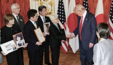 Trump Meets with Japanese Abductee Families