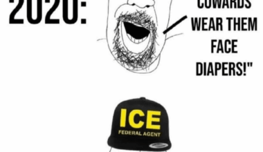 Now they all wanna wear face diapers.