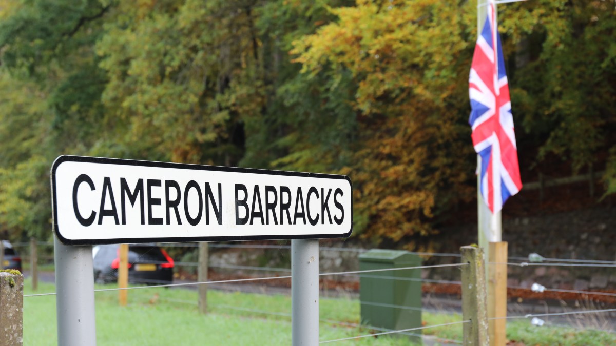 Flags removed from Inverness barracks earmarked for asylum seekers