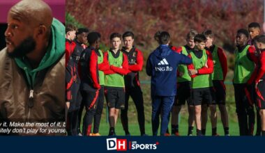 "Jouez pour votre pays" : Romelu Lukaku rend visite aux U17 qui "visent l'or" à la Coupe du monde au Qatar