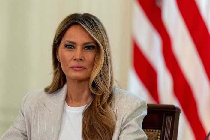 First Lady Melania Trump makes announcement at White House