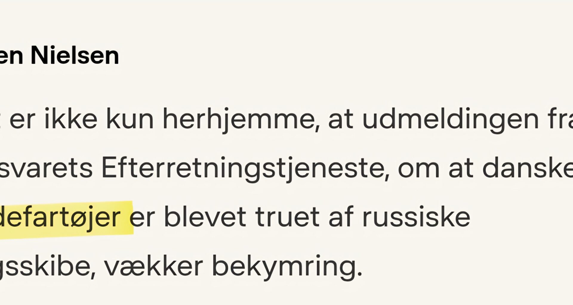 Nu er de også efter vores Flødefartøjer