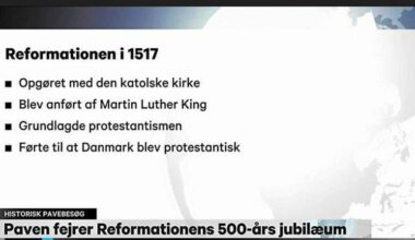 I anledning af at det i dag er årsdag for, at... en person angiveligt slog sine 95 teser op på en kirkedør, må vi igen sende en venlig tanke til DR som tak for denne næsten korrekte faktaboks. Så tæt på, men dog så langt fra.