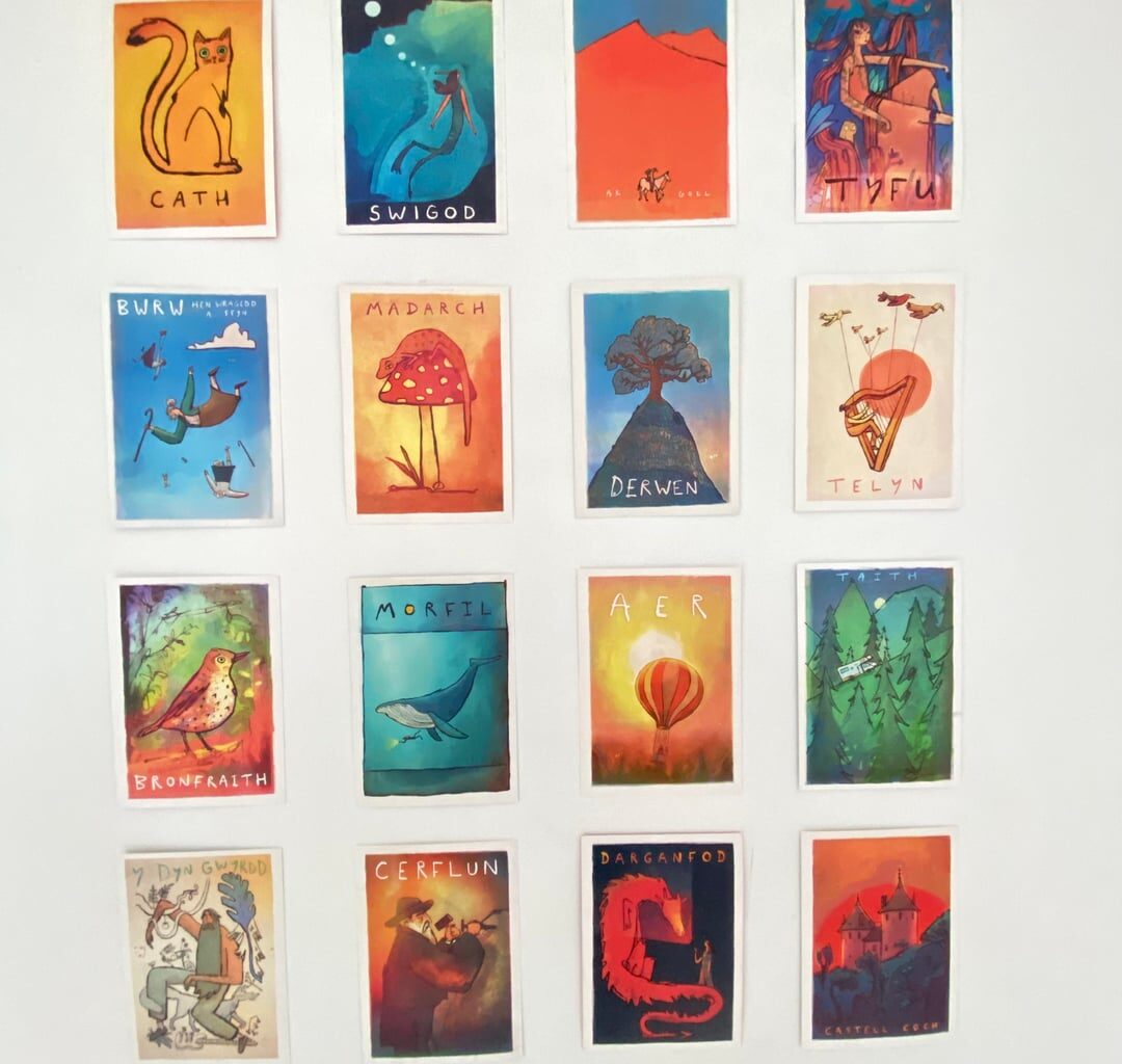 Suggestions for the best CYMRAEG word for illustration collection!