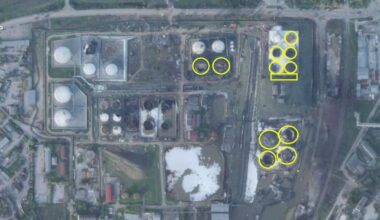 Ukrainian Drones Destroy More Than Half of 43 Tanks at Feodosia Oil Depot