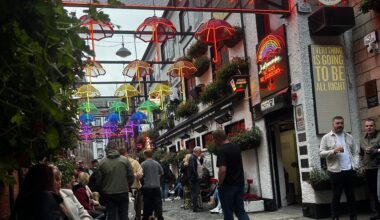 You’ll never learn more about Belfast tourism than sitting here on a Saturday night