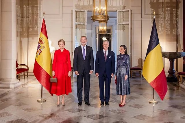 Spanish and Belgian royals kick off the Europalia Españe 2025 Festival in Brussels