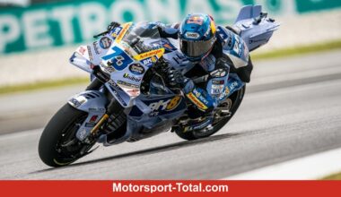 Alex Marquez gewinnt, Bagnaia mit Reifenschaden