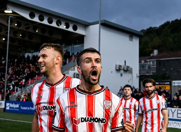 Michael Duffy’s late heroics help Derry City take major step towards European football