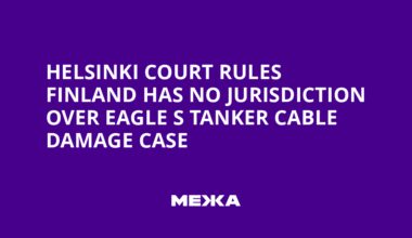 Helsinki Court Rules Finland Has No Jurisdiction Over Eagle S Tanker Cable Damage Case | Ukraine news
