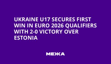 Ukraine U17 Secures First Win in Euro 2026 Qualifiers with 2-0 Victory Over Estonia | Ukraine news