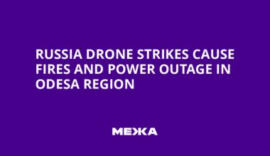 Russia Drone Strikes Cause Fires and Power Outage in Odesa Region | Ukraine news