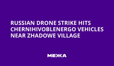 Russian Drone Strike Hits Chernihivoblenergo Vehicles Near Zhadowe Village | Ukraine news