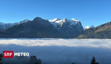 SRFMeteoTicker - Auf dem Säntis kaum 20 % relative Luftfeuchtigkeit - Meteo