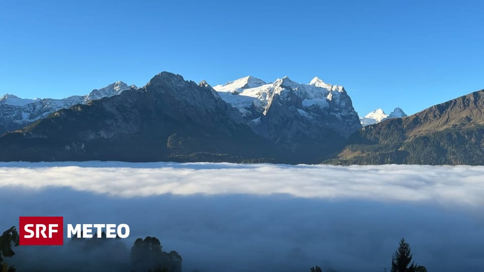 SRFMeteoTicker - Auf dem Säntis kaum 20 % relative Luftfeuchtigkeit - Meteo