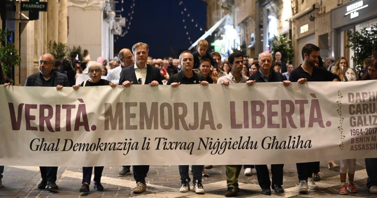 'Daphne Caruana Galizia honoured in Europe but ignored by authorities in Malta,'