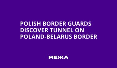 Polish Border Guards Discover Tunnel on Poland-Belarus Border
