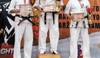 3. miejsce komisarza Grzegorza Matury na turnieju karate w Skarżysku – Kamiennej - Aktualności