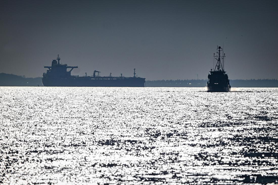 Schiffe beim Marine-Manöver Baltic Mine Countermeasures.